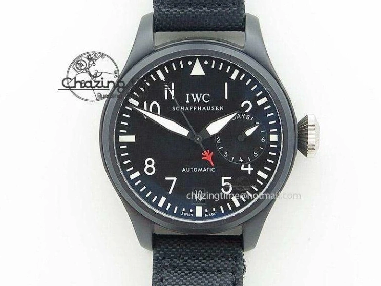 MIROTIME 0424 Portofino Chrono RG Black Dial on Black Leather Strap A HighPerformance 7389